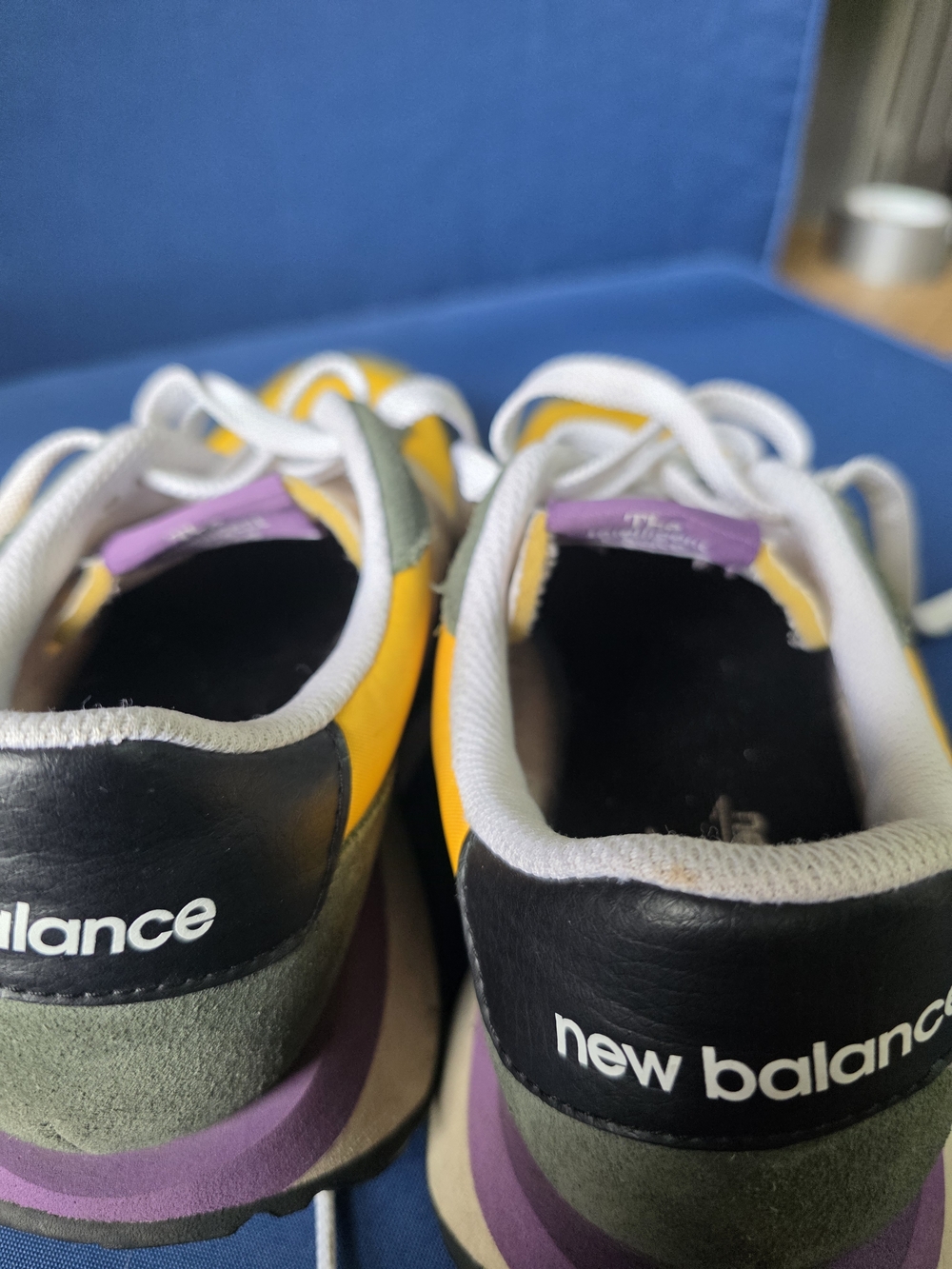 New Balance 237 WS237SR Yellow Green Suede Sneakers Women’s 8 - Picture 13 of 15